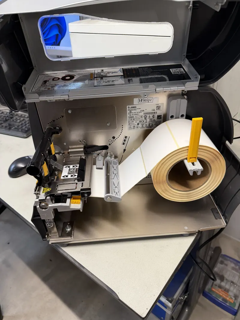 Labelprinter bij Insu-W-Rapid