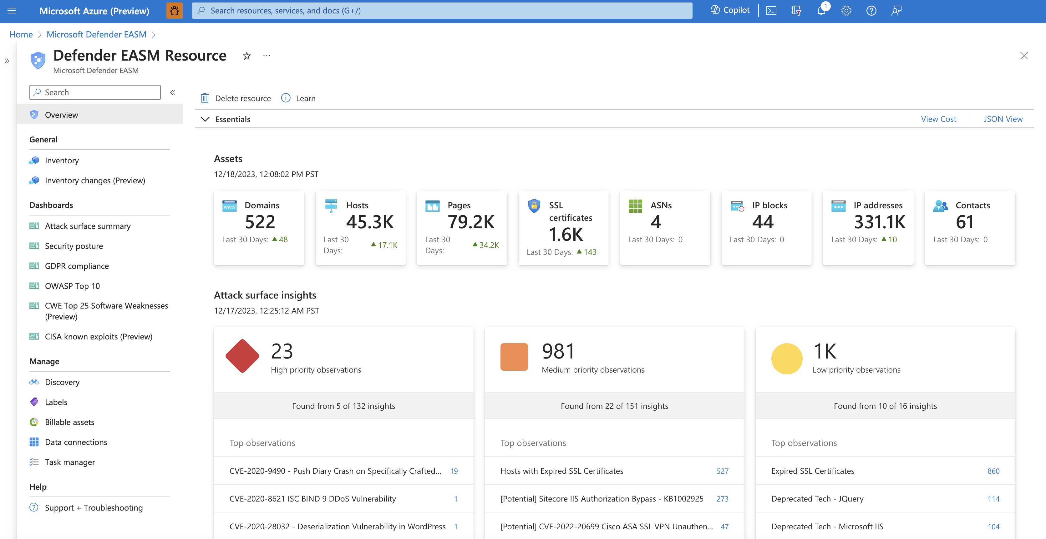 Dashboard voor continue security monitoring en detectie